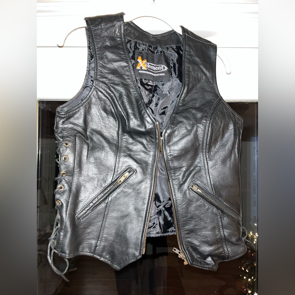 Leather Xelement Vest